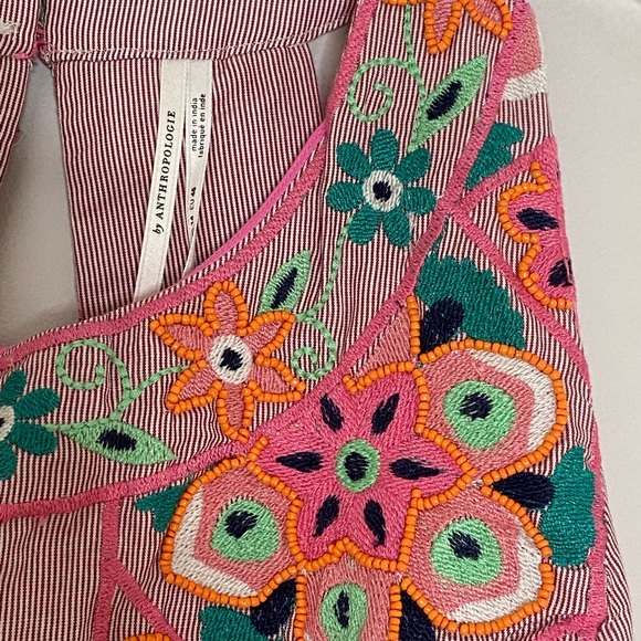 Anthropologie Embroidered & Appliqued Shift Dress - Picture 10 of 13